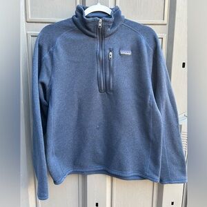 Patagonia Men’s Better Sweater 1/4 Zip Pullover Fleece Jacket Navy